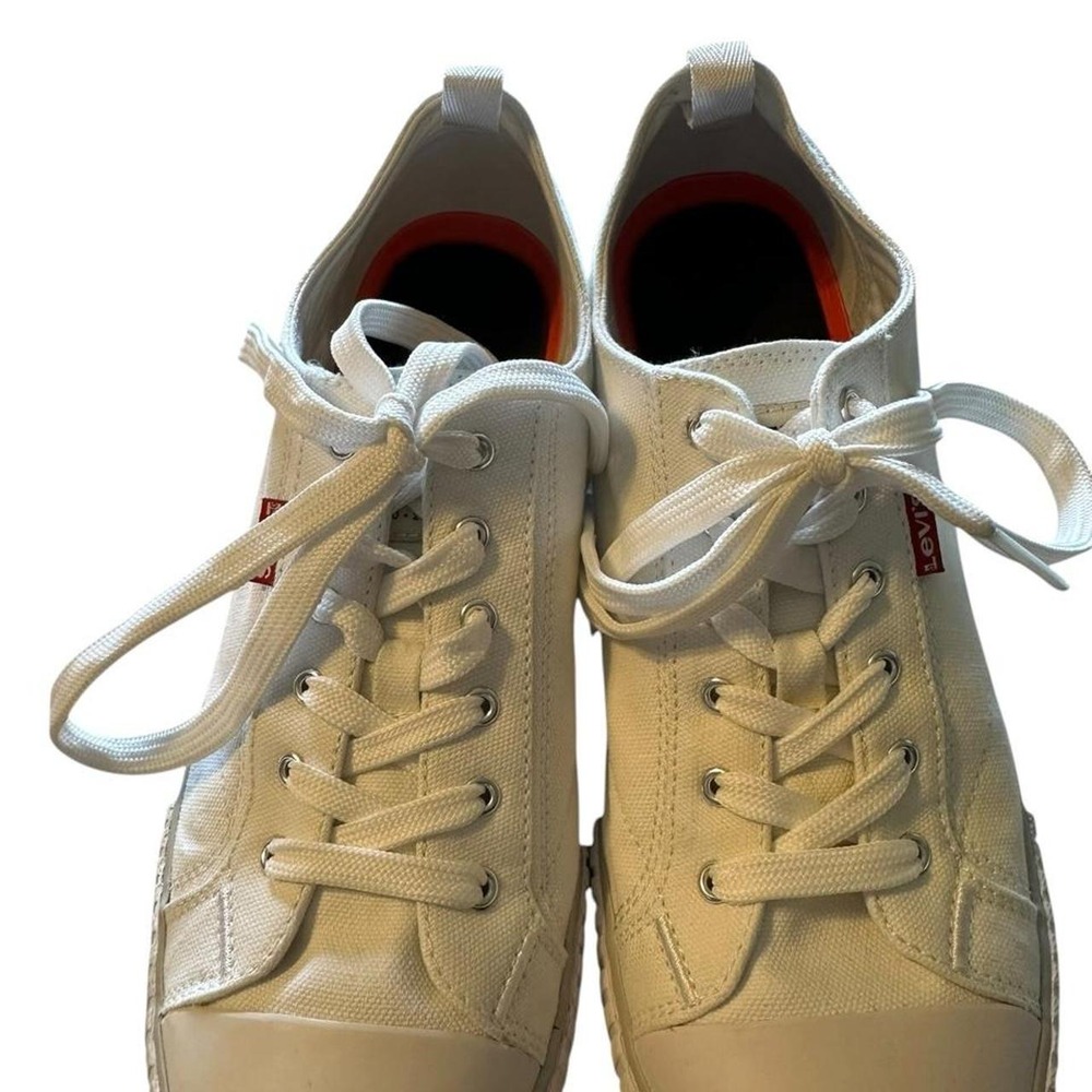 White Levi's Canvas Shoes